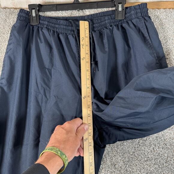 Nike Pants Mens XL Blue Windbreaker Track Warm Up Zip Leg Mesh Lined 443414-476 - Picture 7 of 16